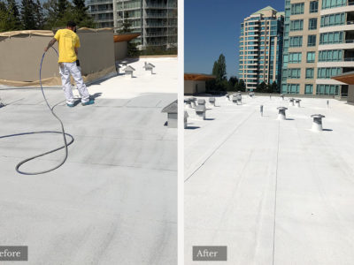 Rooftop commercial painting